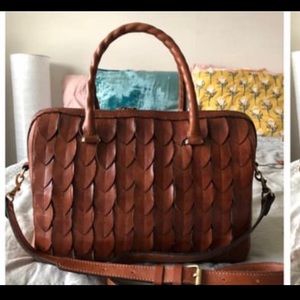 Patricia Nash Pluma Satchel - Feather Leaves